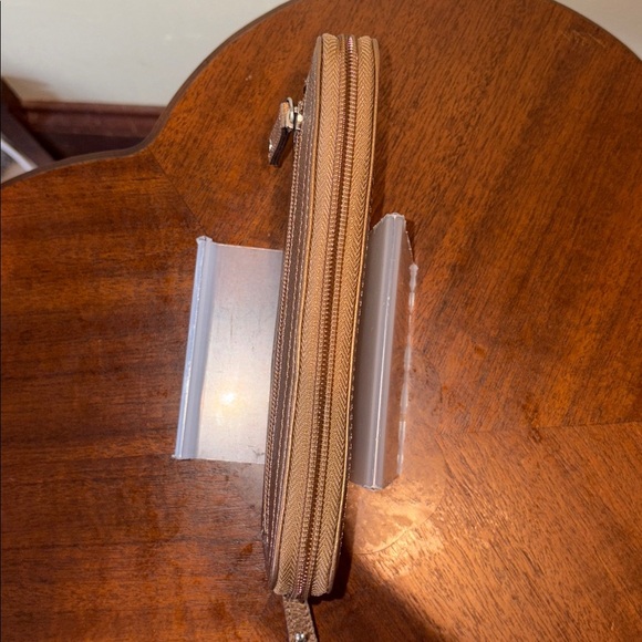 Tignanello  long wallet  zippy wallet  Pebbled leather  bronze metallic
NWOT - Picture 5 of 13